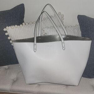 Elegant White Tote Bag